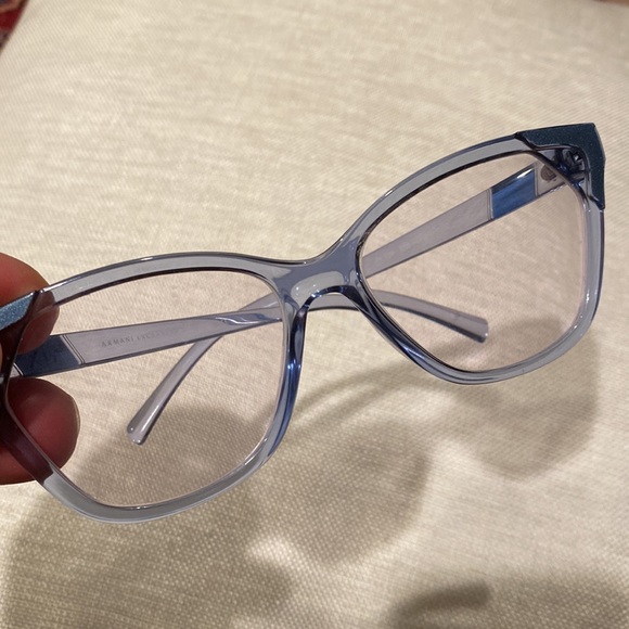 A/X Armani Exchange 👁️ glasses blue frame 👓 woman eyeglasses lightweight - Picture 14 of 15